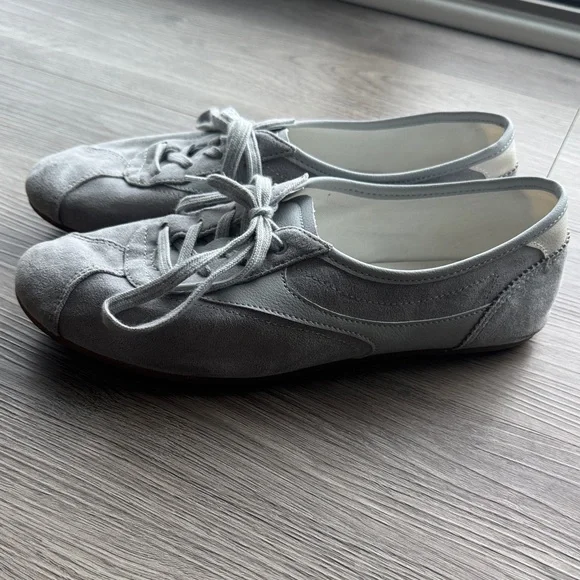 Zara Flat Combination Derby Shoes - Picture 3 of 5